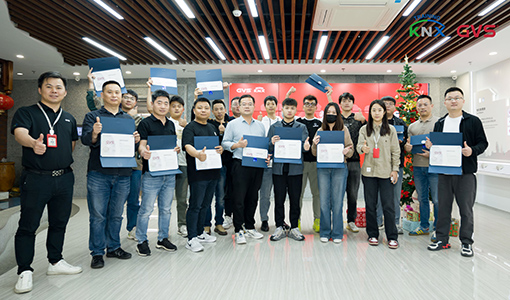 第61期GVS視聲KNX應(yīng)用技術(shù)工程師培訓(xùn)結(jié)業(yè)儀式